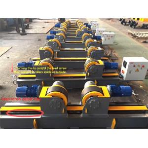 Lead Screw Adjustment Welding Turning Rolls / Self Aligning Welding Rotator