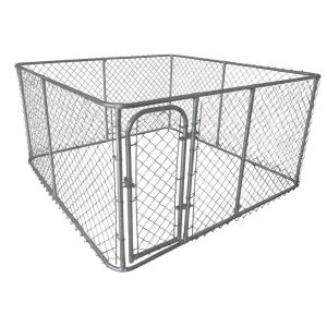 Hot Dipped Galvanized Chain Link Fence Panel Heavy Duty