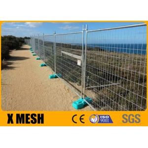 China 3.5mm Removable Temporary Mesh Fencing With Concrete Block Clamps on sale