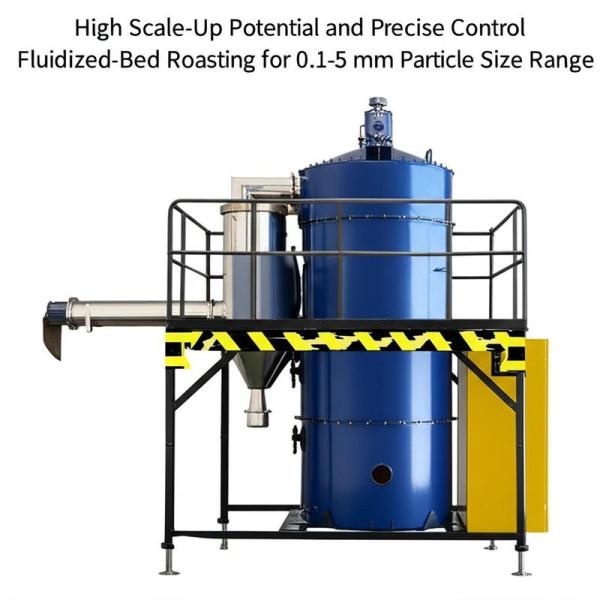 High Scale-Up Potential and Precise Control Fluidized-Bed Roasting for 0.1-5 mm