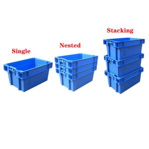 Stackable Plastic Turnover Crate FIRST PP Food Storage Box 575x360x290mm