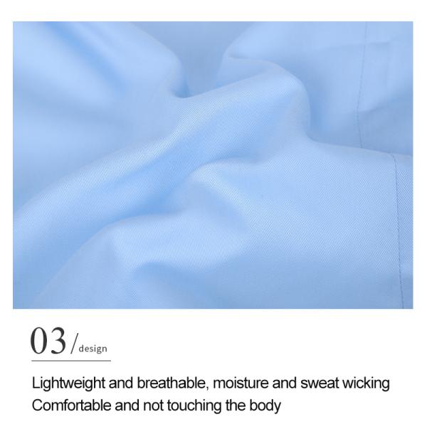 Plus Size Short Sleeve Formal Dress Shirts for Men Custom Business Work Office Shirts