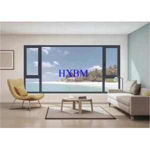 Double glass Tilt &Turn Open Aluminium frame Casement Windows waterproof and