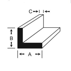 Customized Size Extrusion Aluminum Angle Profiles