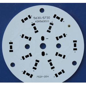 White Aluminum PCB high reflective soldermask high Thermal conductivity