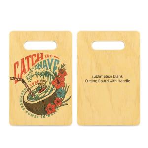 Personalized Sublimation Wood Cutting Board With Handle For Kitchen