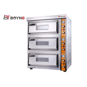 Big Capacity Pizza Oven Three Layer Electric 380v Stainless Steel