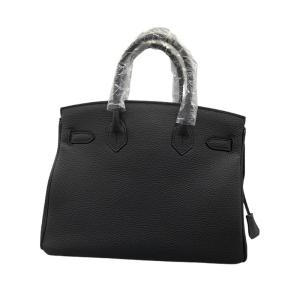 Women Genuine Leather Black Trendy Bags Lady Tote Handbags