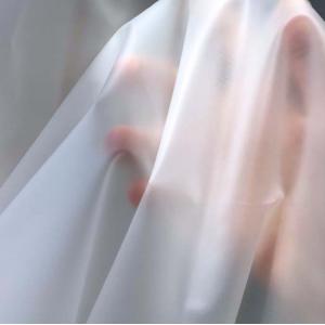 Fog Surface 100% Tpu Transparent Clothing Material