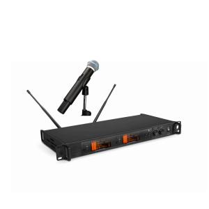 China NoiseLock Dual Squelch Circuit Wireless Handheld Microphone System Array Antenna on sale