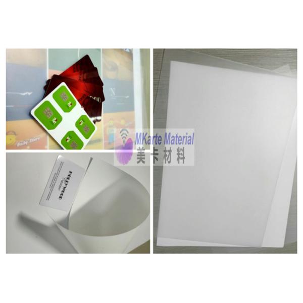 Buy Transparent Anti-Aging Polycarbonate PC Card Base Film For Contactless Card at wholesale prices