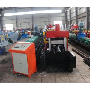 PLC Highway Guardrail Forming Machine 80mm Roller Diameter