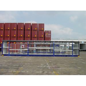 12192 x 2550 x 2896 mm High Cube 40ft Shipping Container with PVC Curtain Side