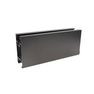 6063 Shiny Grey Powder Coated Aluminium Extrusions For Building