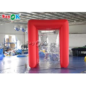 Red Inflatable Medical Disinfection Sterilization Channel For Emergency
