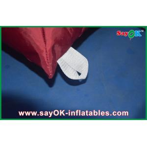 Printing Logo Large Orange Inflatable Yard Decorations For New Year