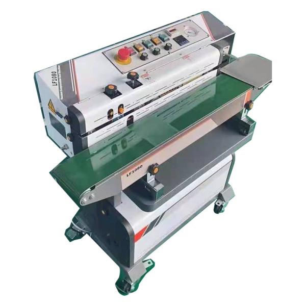 Continuous Bag Sealing Machine LF1080 Nitrogen Flushing Vacuum Filling Sealing