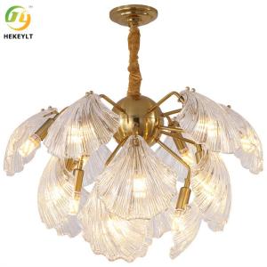 Quality Hang E14 Modern Pendant Lamp Glass And Metal Material for sale