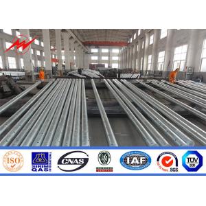 Steel Electrical Utility Power Poles Antenna Telecommunication Application