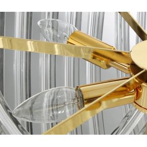 Nordic Circular Electroplating Pendant Lights Modern E14 Light Source