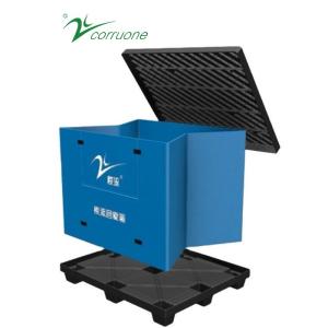 HDPE Automotive Plastic Coaming Box Collapsible PP 300kg Capacity