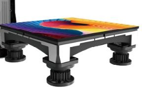 Standard CE/ROHS/FCC/SGS LED Floor Screen With 16 Bit Color Processing