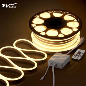 Uniform Luminescence LED Strip 110V-220V AC Free Bend Neon Light 120 LEDs/M CRI