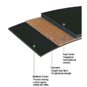 Quality Rip Resistant SW500 SW630 Straight Warp Conveyor Belt for sale