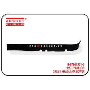 4JB1 NKR55 Isuzu Body Parts 8-97867331-3 8978673313 Lower Head Lamp Grille