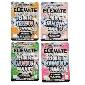 3.5g Mylar Bags Mushroom Extract Gummies Packaging Doypack Wtih Zipper Smell