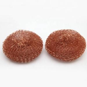 18g*2pcs Kitchen Copper Coated Scourer Scrubbing Pad /copperized Scrubber