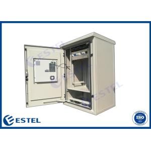 Double Wall 21U DC48V Pole Mount Weatherproof Enclosure