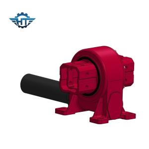 VE7 Slew Drive Gearbox With Enclosed Housing and Hourglass Worm For Solar