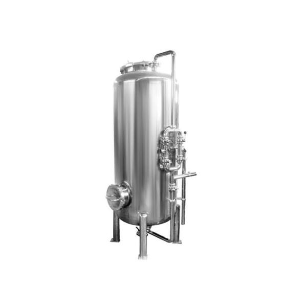 Stainless mechanical multi media filter housing system for pretreatment RO 0