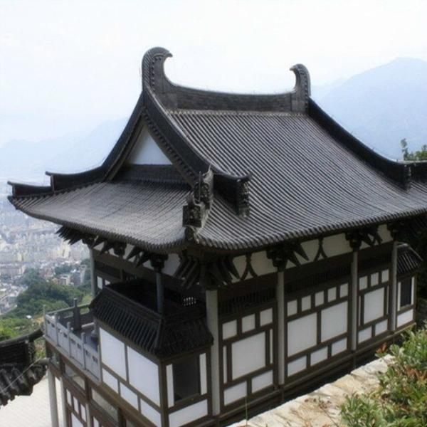 Authentic Chinese Traditional Clay Roof Tiles Pagoda Roof Materials