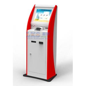 Cold rolled steel Self Payment Kiosk With A4 Printer And Card Reader