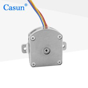 Pancake Stepper Motor 1.8 Degree 2 Phase 1.55 V 13mm Gear Shaft For SMT Machine