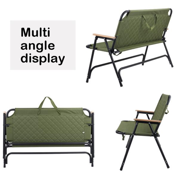 Beach Chair for Outdoor Camping Fishing Garden Leisure Double Person Portable Folding