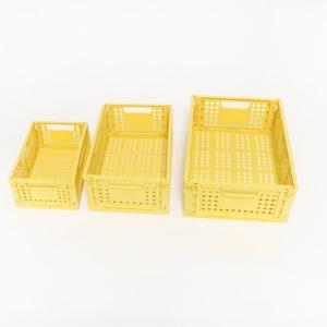 Multiscene OEM Foldable Plastic Basket , Leakproof Collapsible Plastic Storage