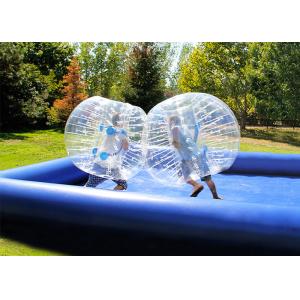 Custom Outdoor Inflatable Toys Funny Blow Up Body Bumper Balls Arena With Pool