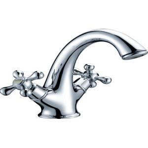 Chrome Polished Basin Mixer Faucet