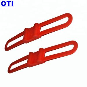 Custom Silicone Bike Light Strap 100% Pure Silicone
