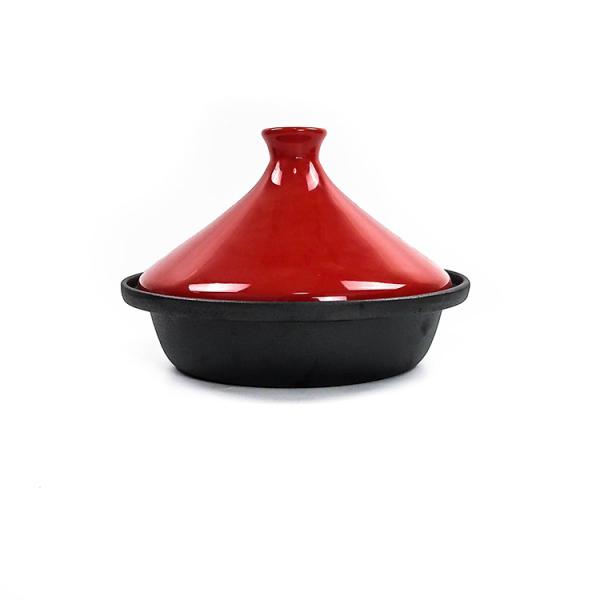 Buy Water Free Cooking Cheese Fondue Pot Enameled Cast Iron Tajine at wholesale prices