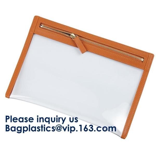 OEM Makeup Cosmetic Bag Commodity Package Packing Soft Customized PVC Slider