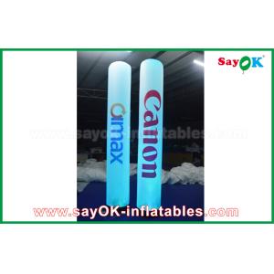 Advertising Inflatable Pillar Column Lighting Decoration With Logo Printing