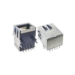 China 1-Port RJ45 Connector 10P PBT with Filter and Shielding on sale