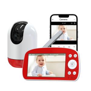 Wifi 2.4 Ghz Smart Baby Monitor With App Audio Child Care Monitor Sound Detection