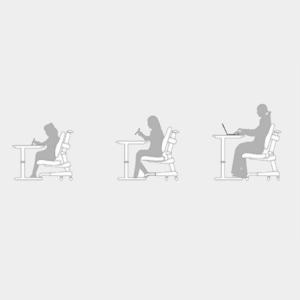 Adjustable Study Table for Home Office Design Library Lounge Boardroom Reading