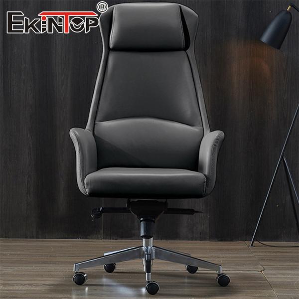 Buy Modern Executive Office Leather Chair Ergonomic Commercial Office Chairs at wholesale prices