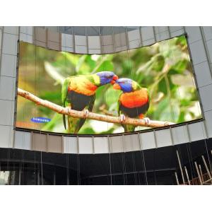 P10 Outdoor SMD LED Display High Brightness 6500 Nits 1R1G1B 1920Hz Refresh Rate